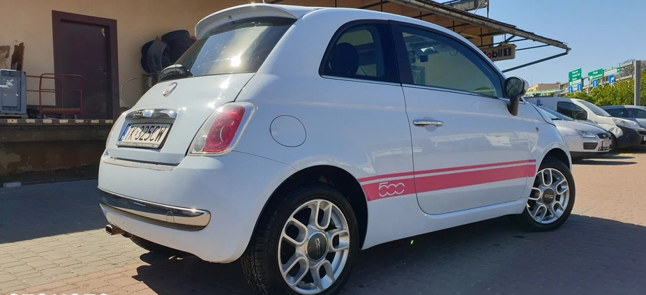 Fiat 500 cena 22500 przebieg: 172970, rok produkcji 2009 z Kielce małe 79